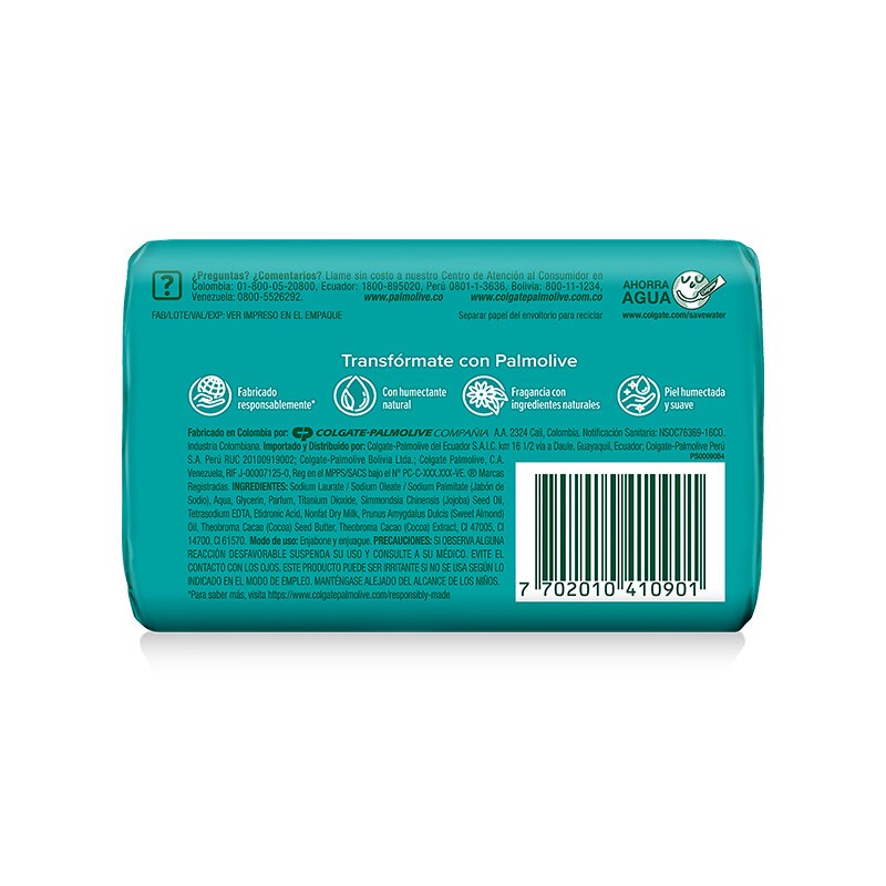 Palmolive® Naturals Delicada Exfoliación Jazmín y Manteca de Cacao Jabón en barra Palmolive® Naturals Delicada Exfoliación Jazmín y Manteca de Cacao Jabón en barra