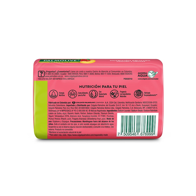 Palmolive® Naturals Suavidad Radiante Yoghurt y Frutas Jabón en barra Palmolive® Naturals Suavidad Radiante Yoghurt y Frutas Jabón en barra