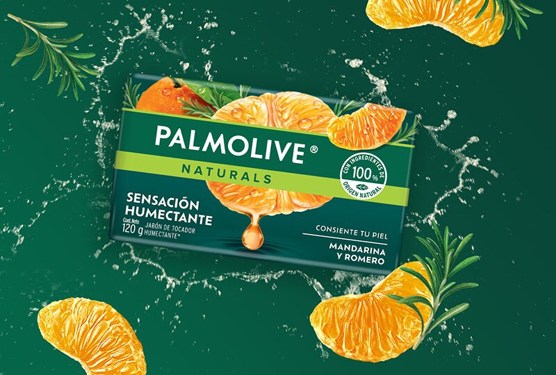 Jabón Palmolive Naturals Mandarina y Romero